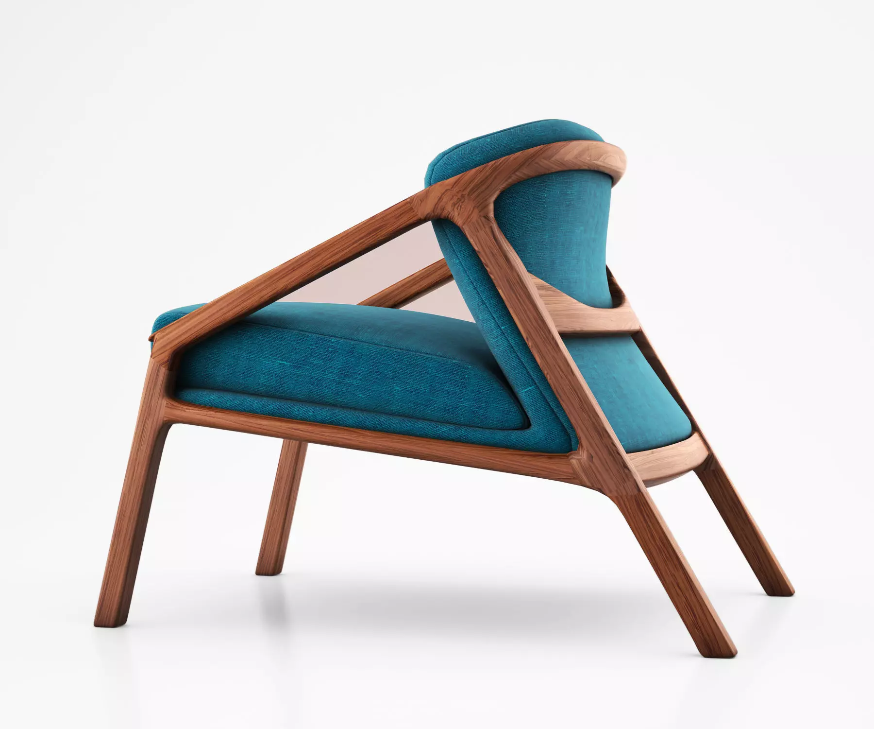 Quarter Grain Ms Easy Chair 3D model