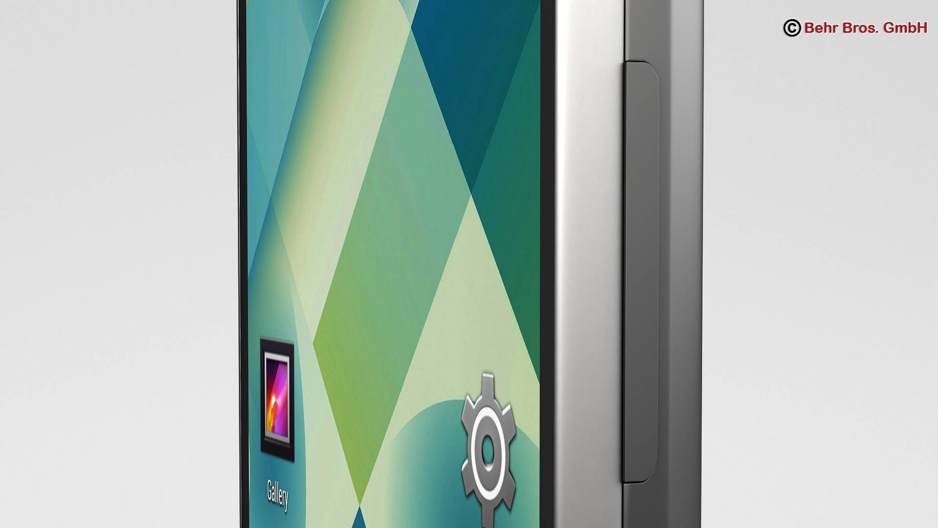 Generic Smartphone 4 Inch 3D model_4