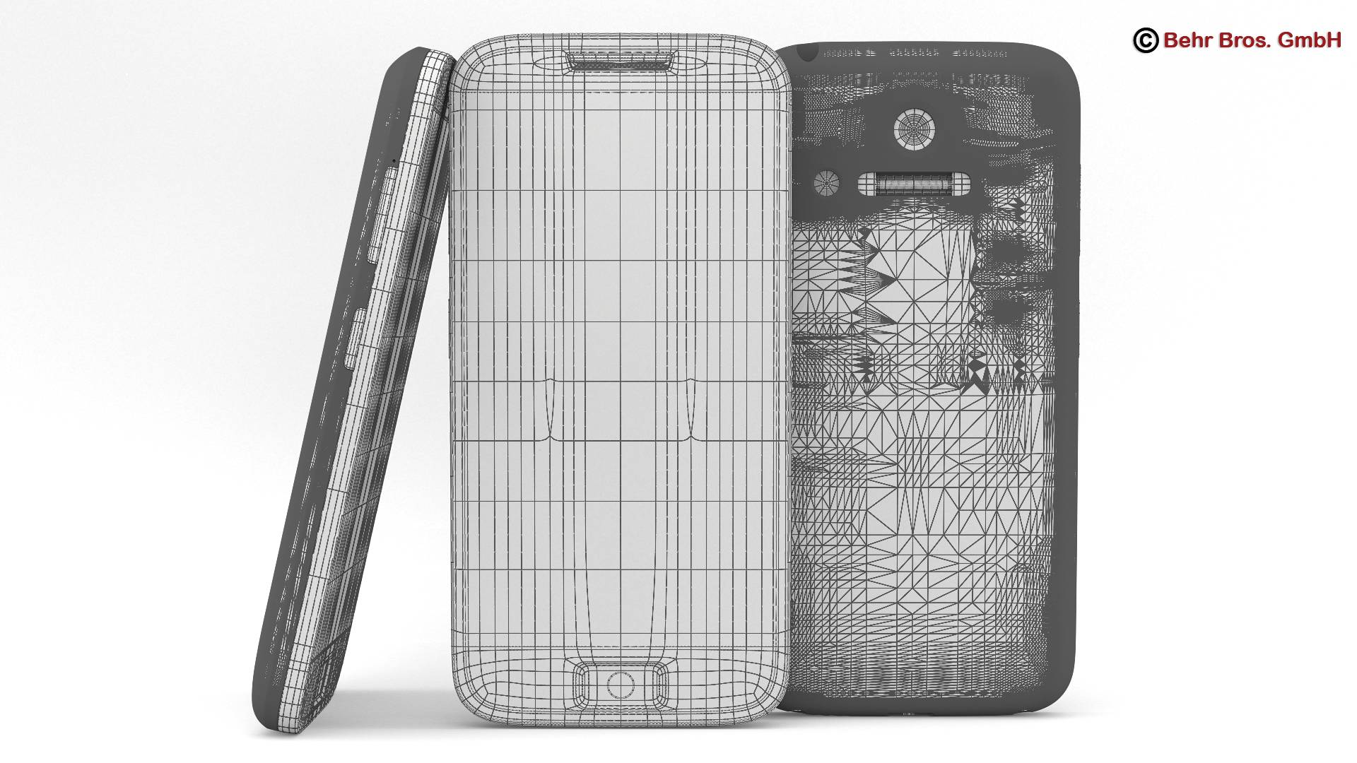 Generic Smartphone 4 Inch 3D model_11