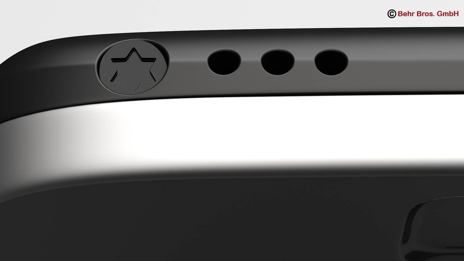 Generic Smartphone 4 Inch 3D model_8