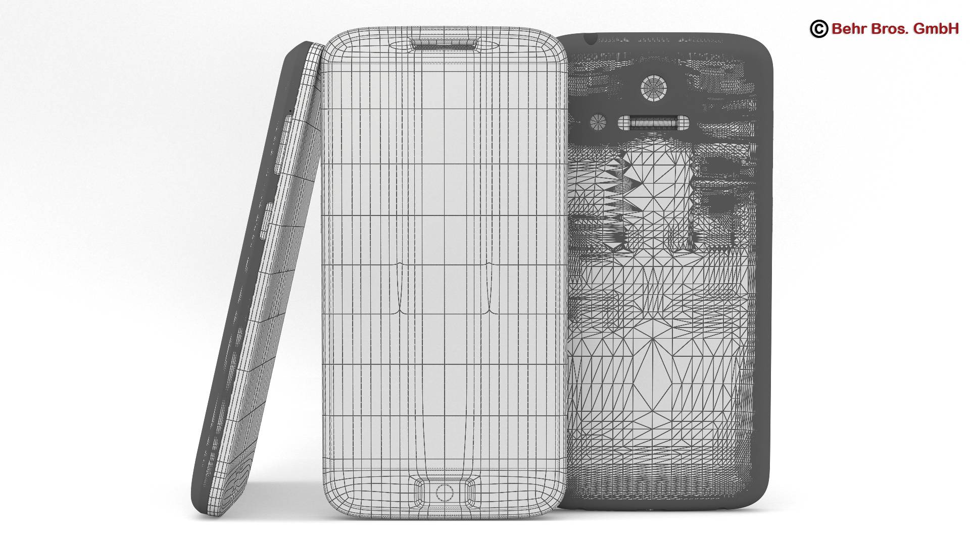 Generic Smartphone 4 6 Inch 3D model_11