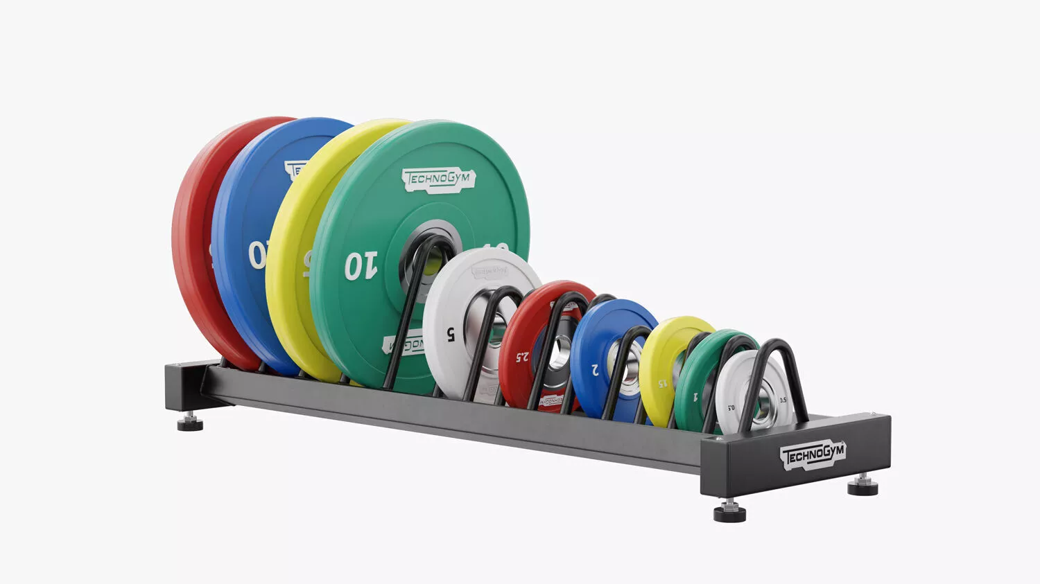 Technogym Bumper Plates Rack 3D model