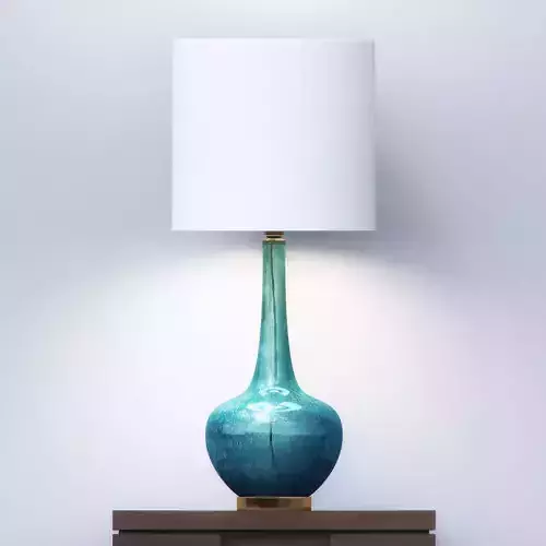 GRACE TUSCAN TEAL LAMP