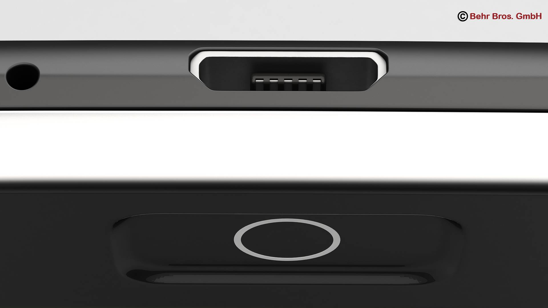 Generic Smartphone 5 2 Inch 3D model_6