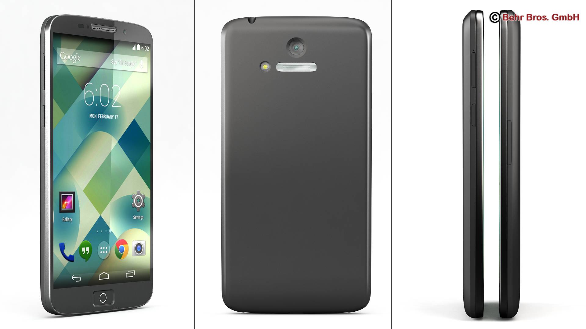 Generic Smartphone 5 2 Inch 3D model_1