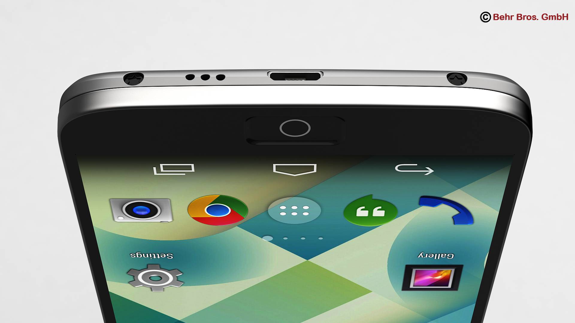 Generic Smartphone 5 2 Inch 3D model_5