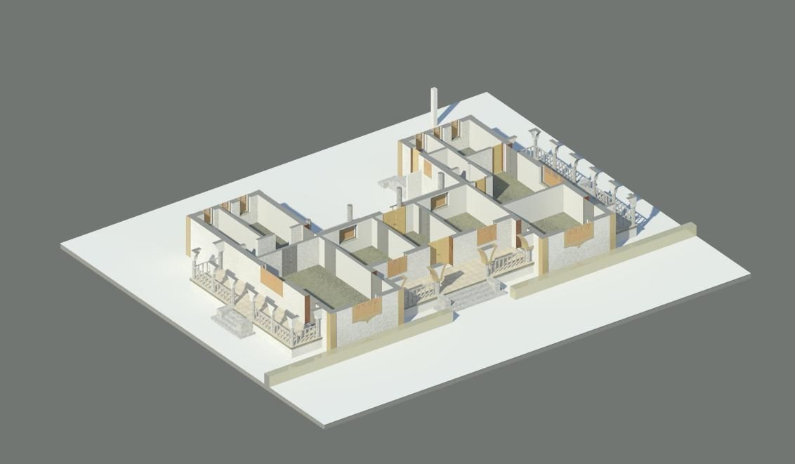 SF-03 house with arches and balconies 3D model_6