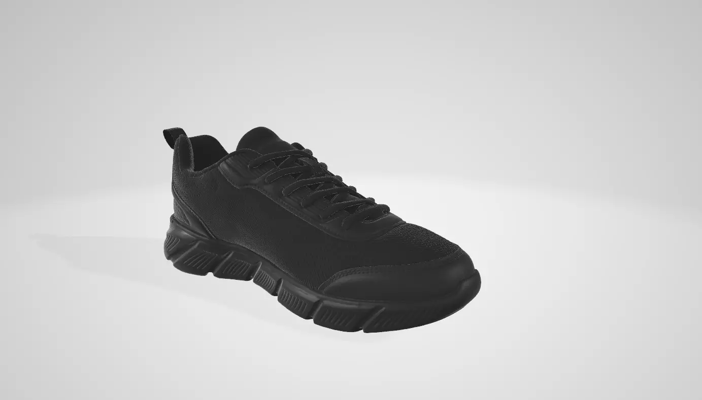 Champion Jolt Mesh Black Breathable Mesh Sneakers Low-poly 3D model