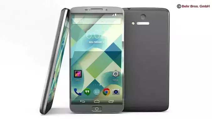 Generic Smartphone 6 Inch 3D model