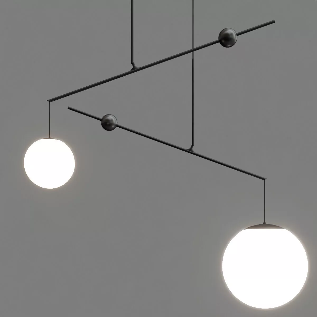 MALAMATA Pendant lamp Low-poly 3D model