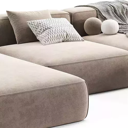 Mononova Roxen Sectional Sofa 3D model 7