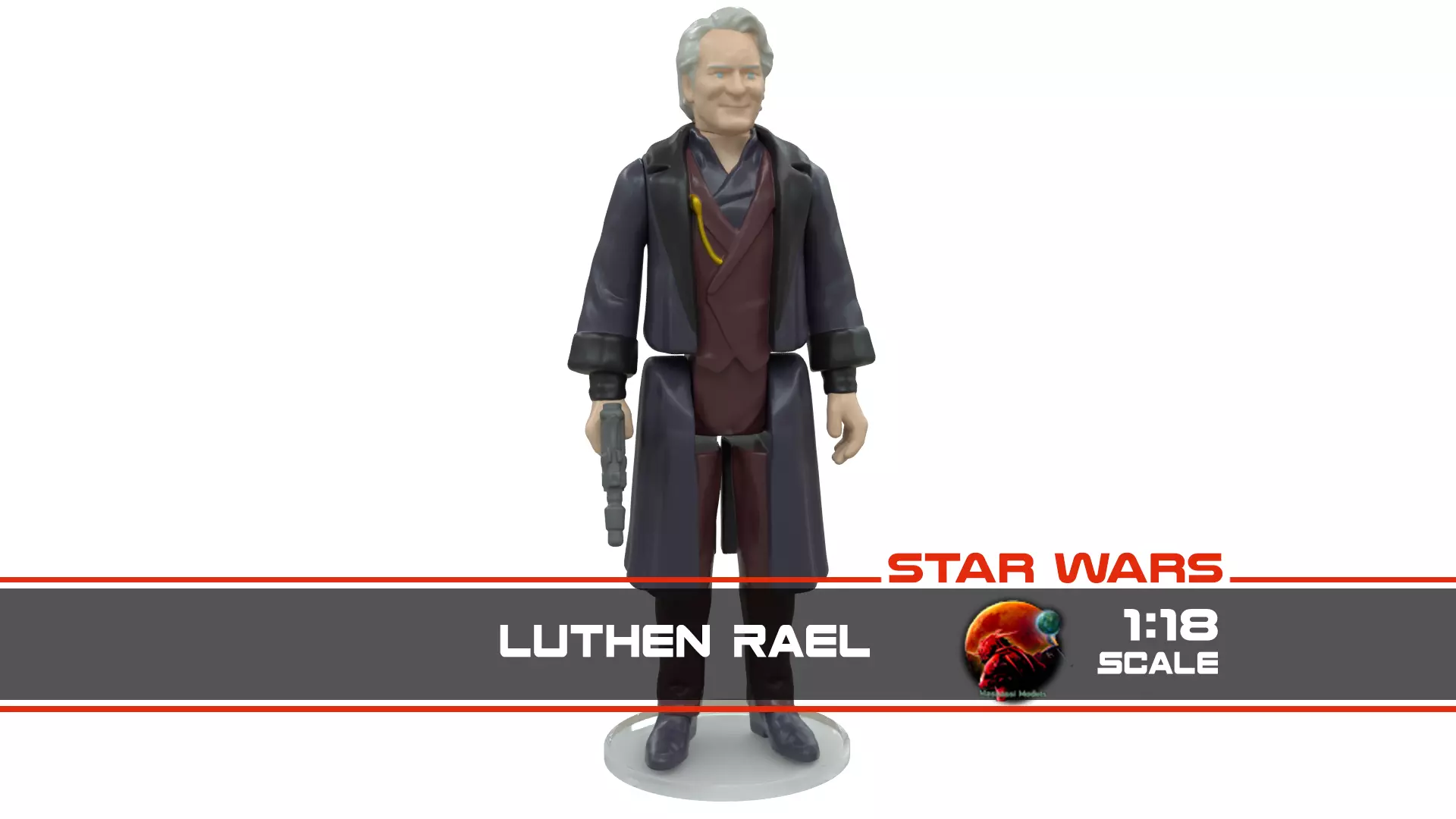 Luthen Rael 1-18 scale Hasbro Kenner 3D print model