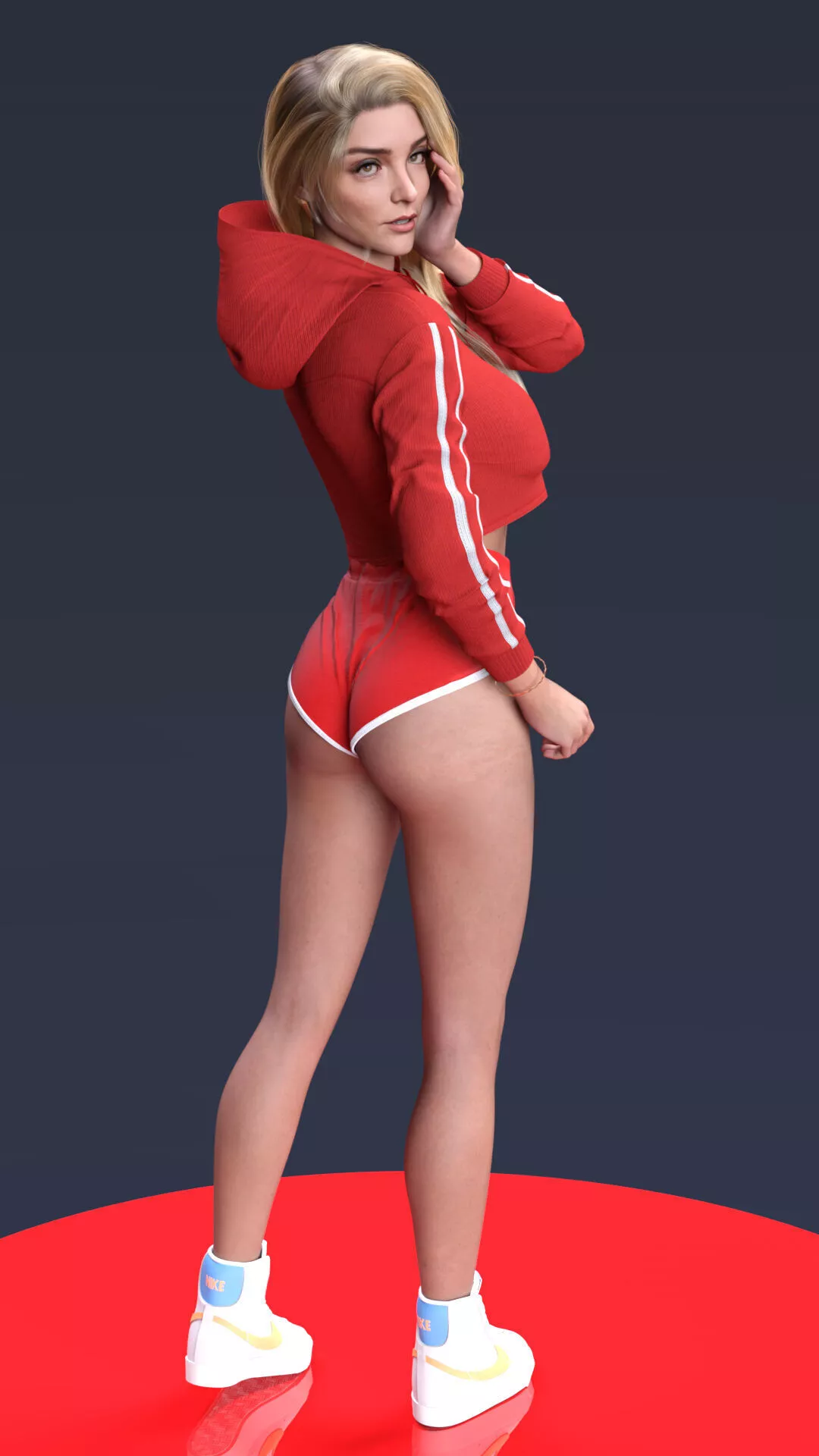 Anya Crimson Urban Style 3D print model