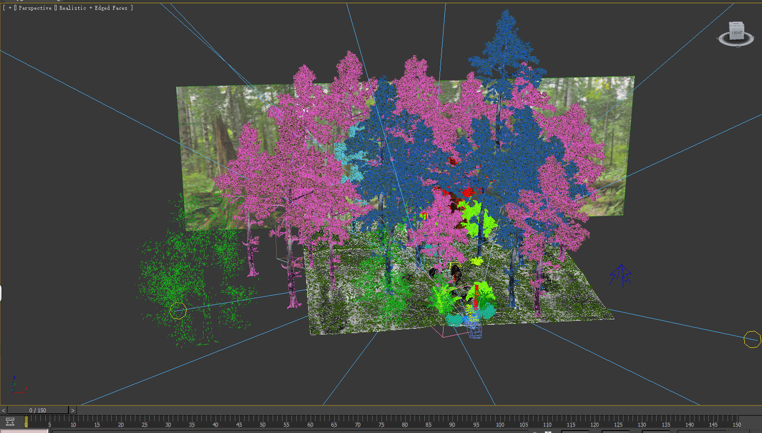 Tiger Forest 3D model_6