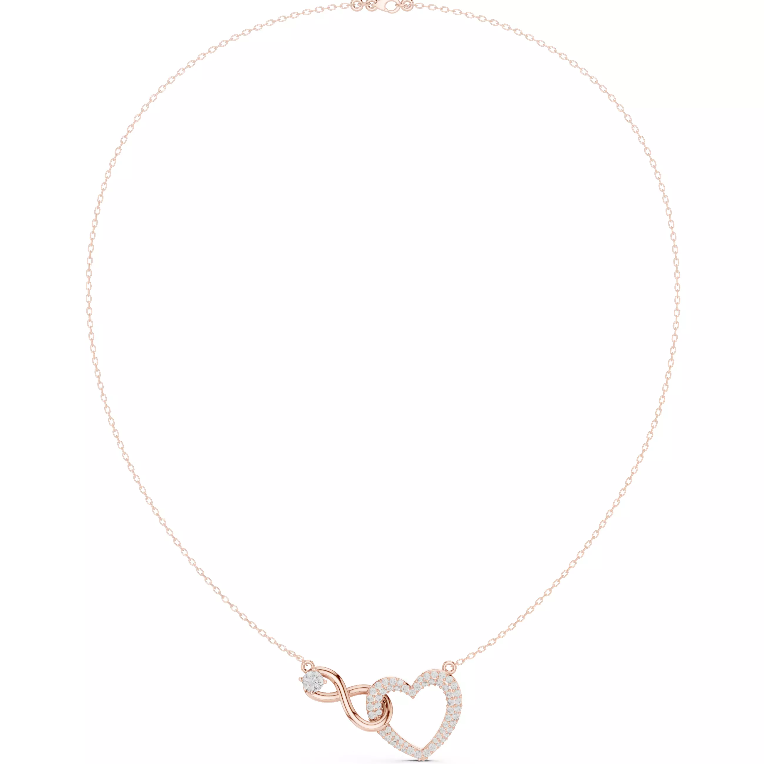 Diamond Necklace 3dm stl renders animations 3D print model