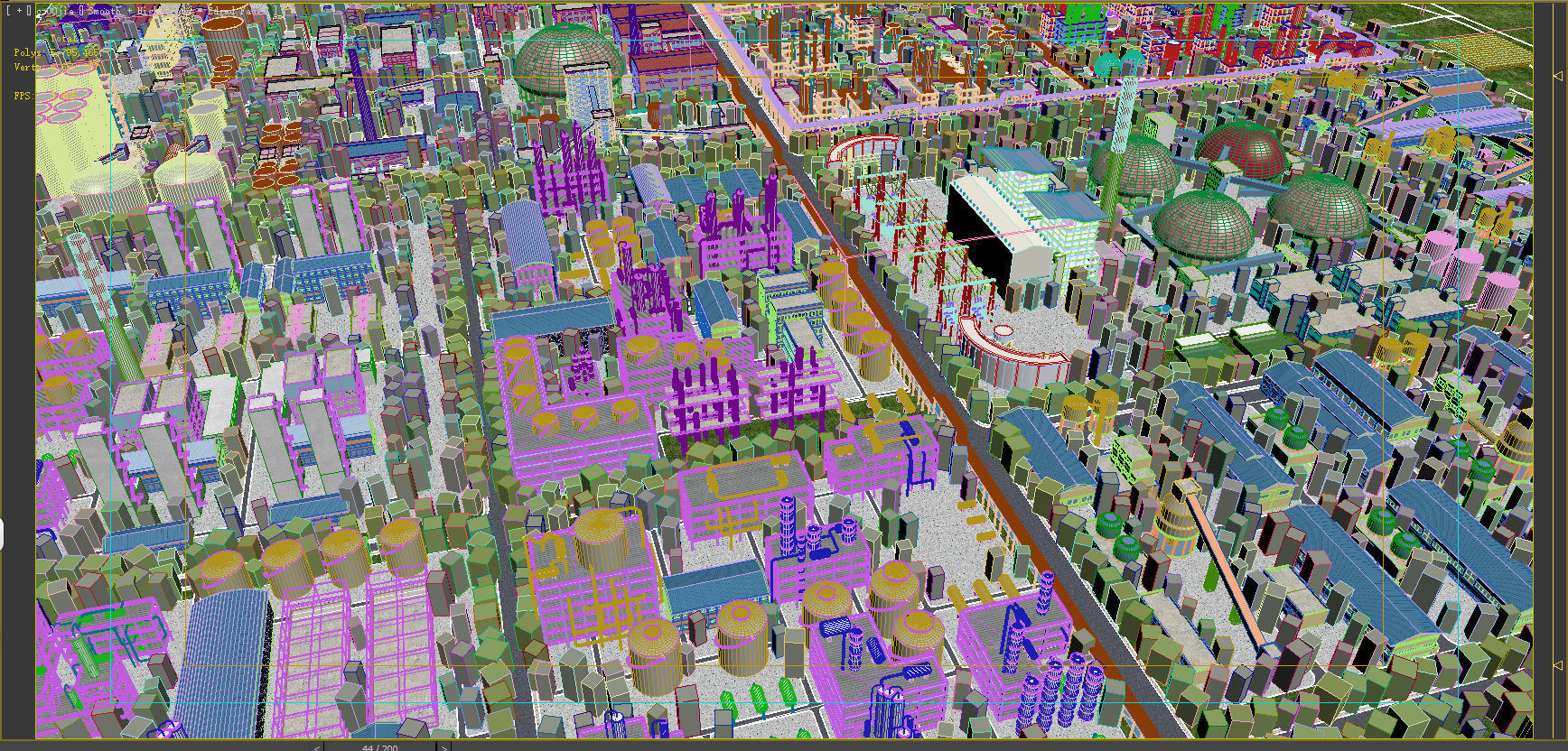 Chemical Plant 3D model_4