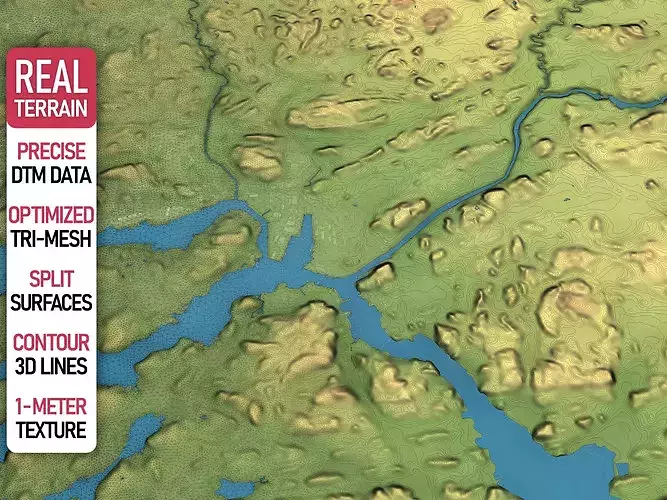 Turku - Topography Terrain