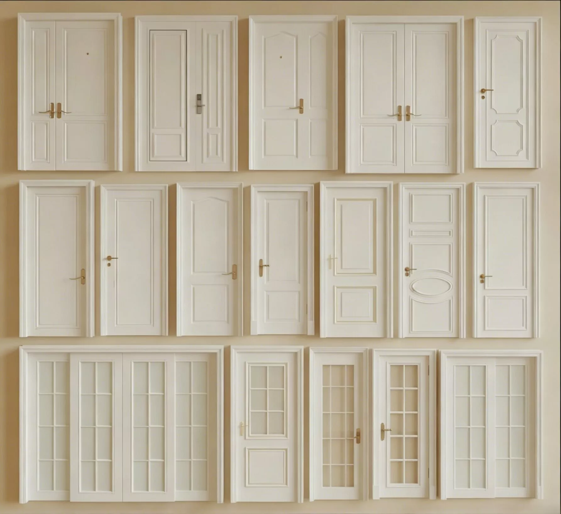 Interior doors 3D model