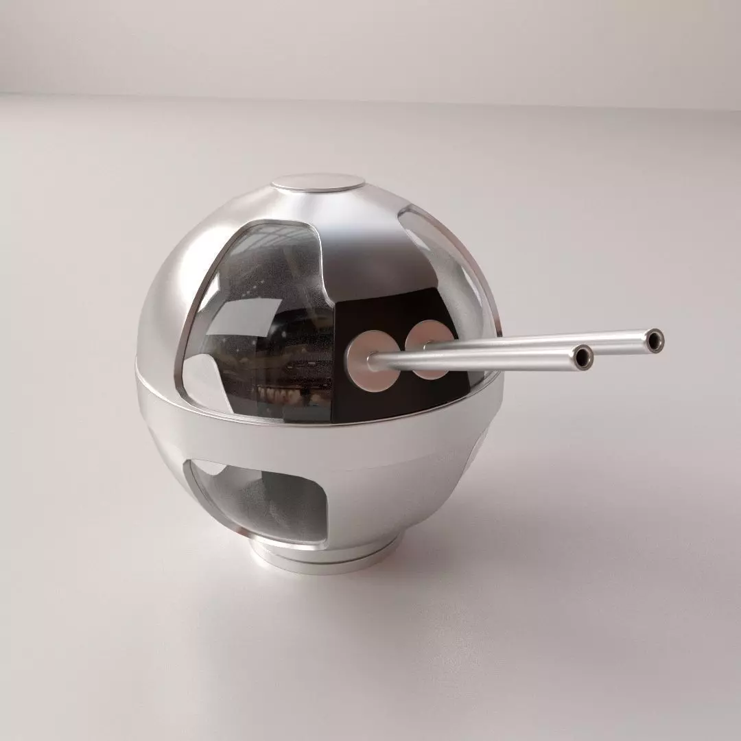 Turret star wars missile launcher 3D model