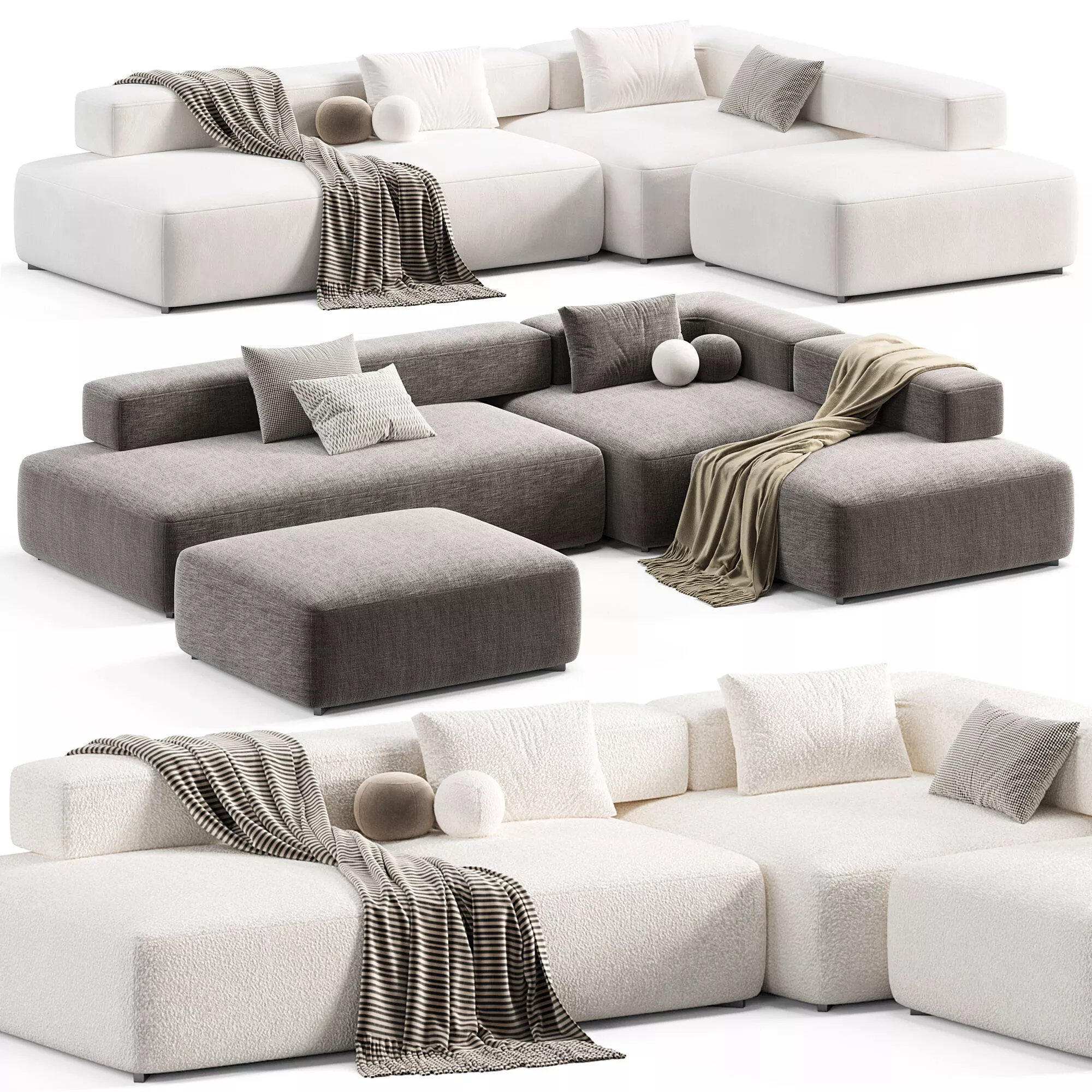 Alphabet Modular Sofa 3D model