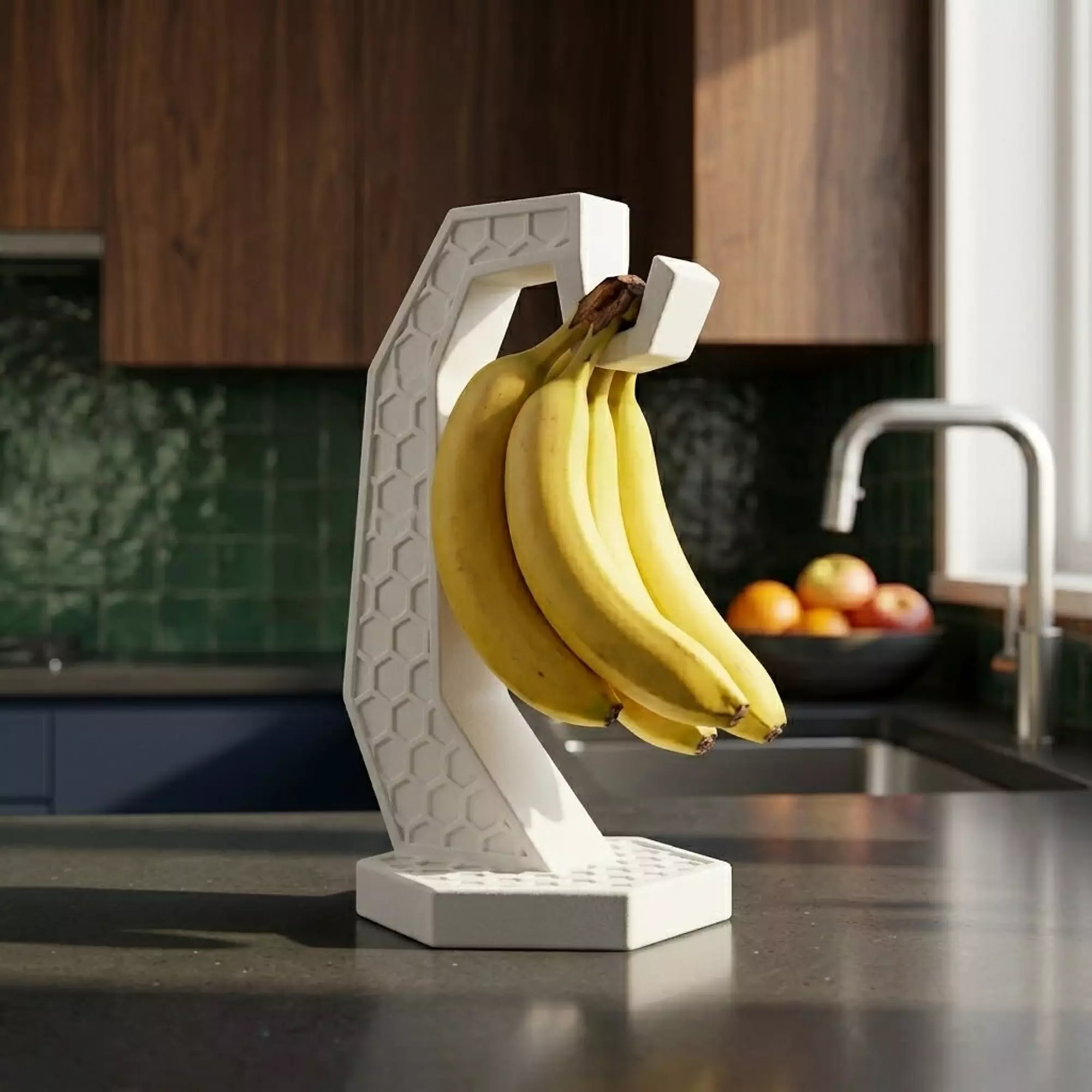 Modern Geometric Fruit Hanger 3D print model