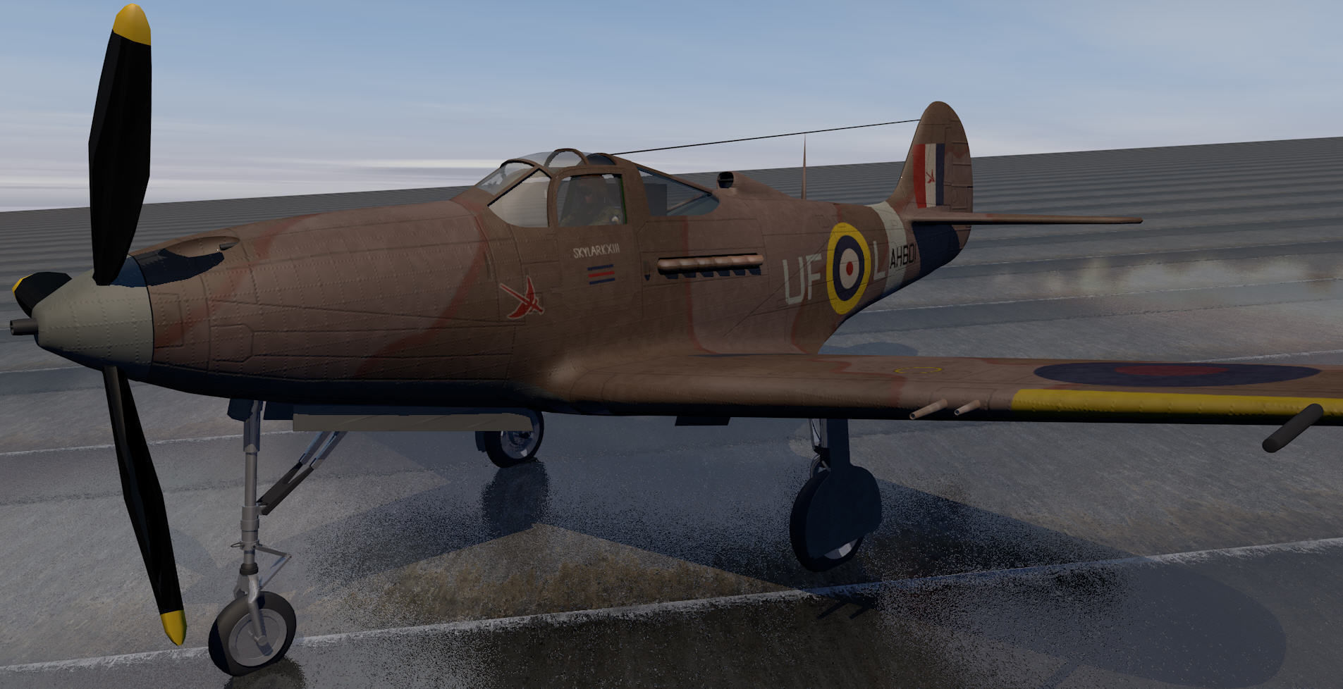 Bell Airacobra Mk-1 3D model_7