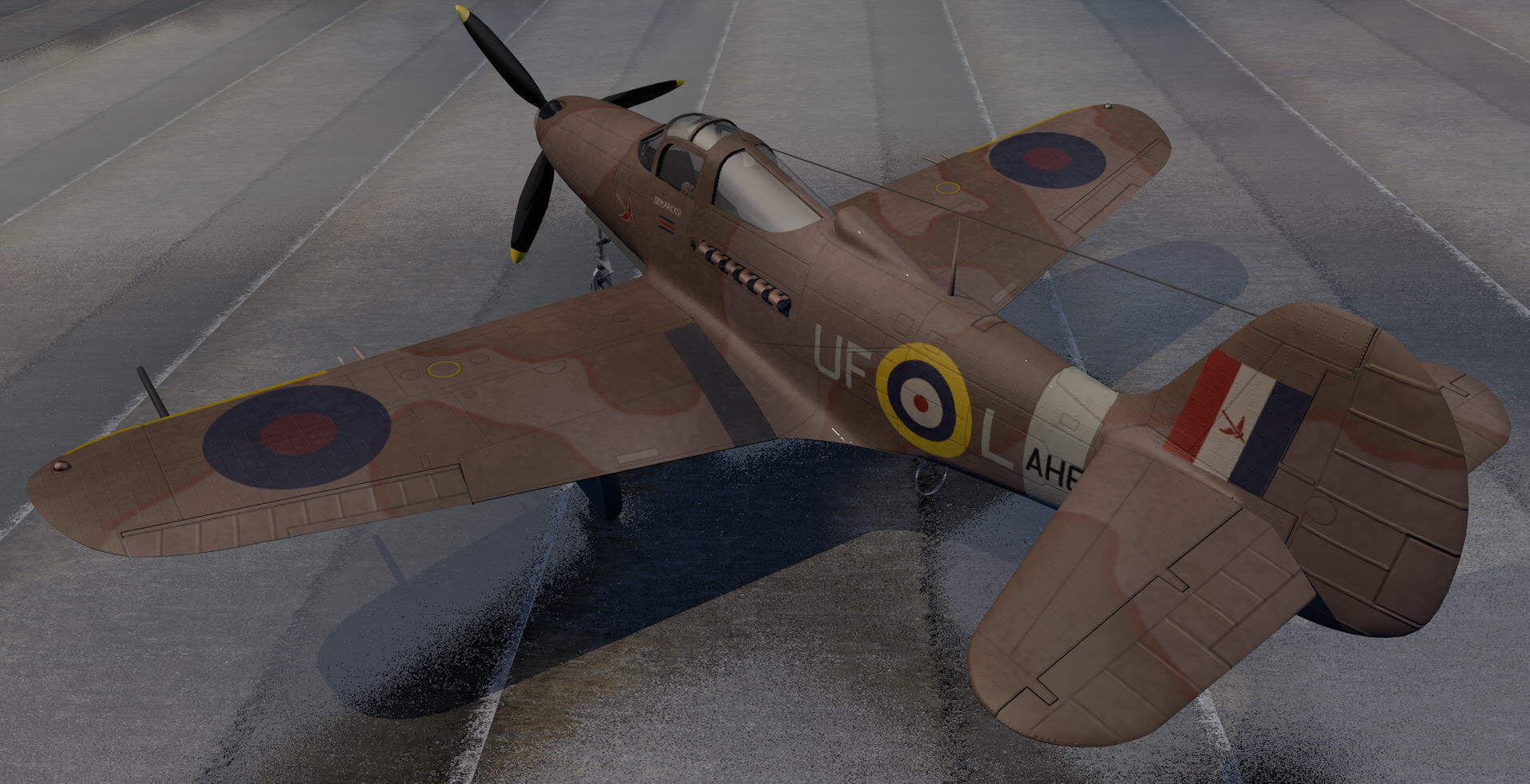 Bell Airacobra Mk-1 3D model_11