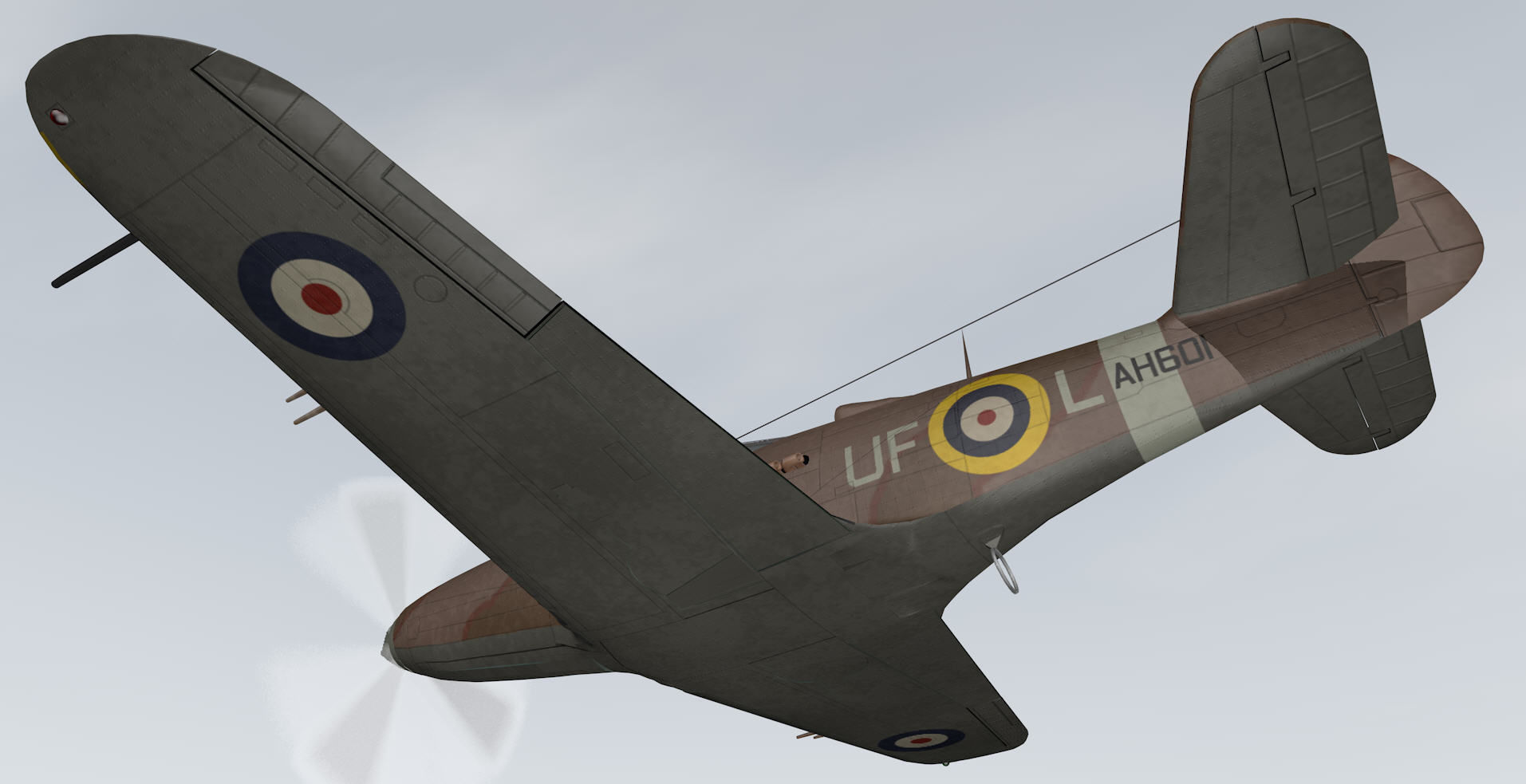 Bell Airacobra Mk-1 3D model_5