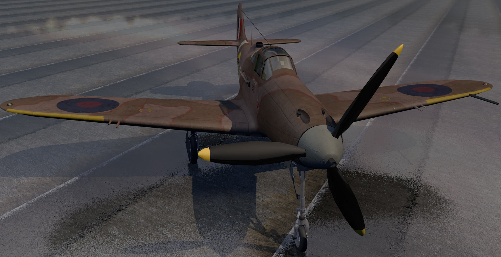Bell Airacobra Mk-1 3D model_10