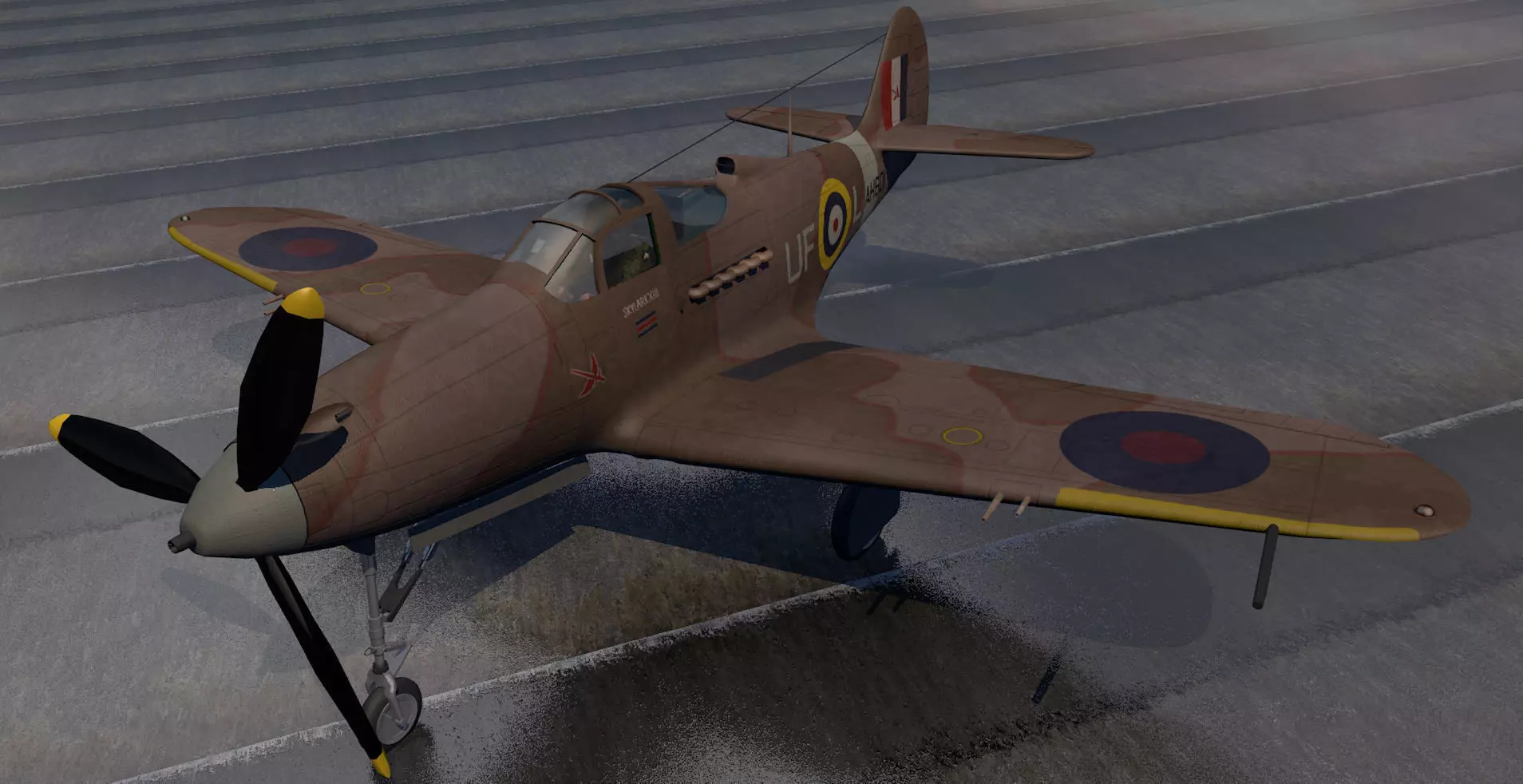 Bell Airacobra Mk-1 3D model_0
