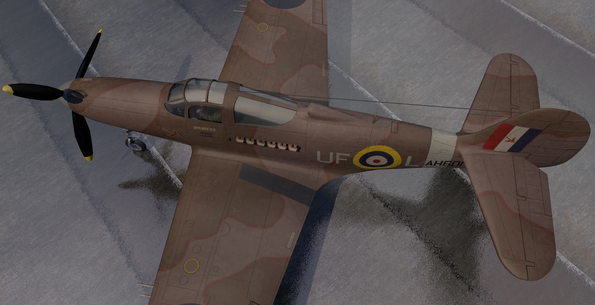 Bell Airacobra Mk-1 3D model_9