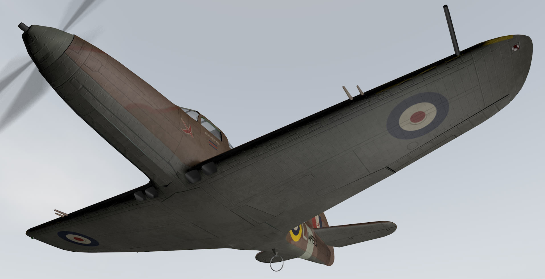Bell Airacobra Mk-1 3D model_4