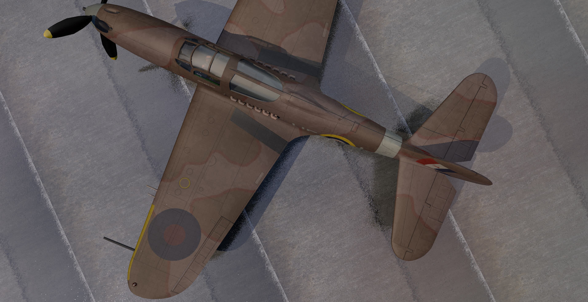 Bell Airacobra Mk-1 3D model_1