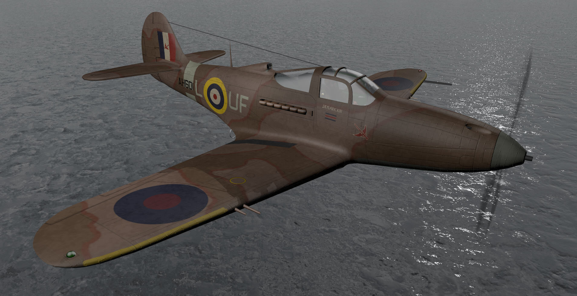 Bell Airacobra Mk-1 3D model_3