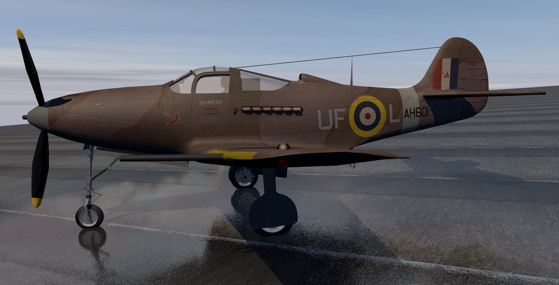 Bell Airacobra Mk-1 3D model_8