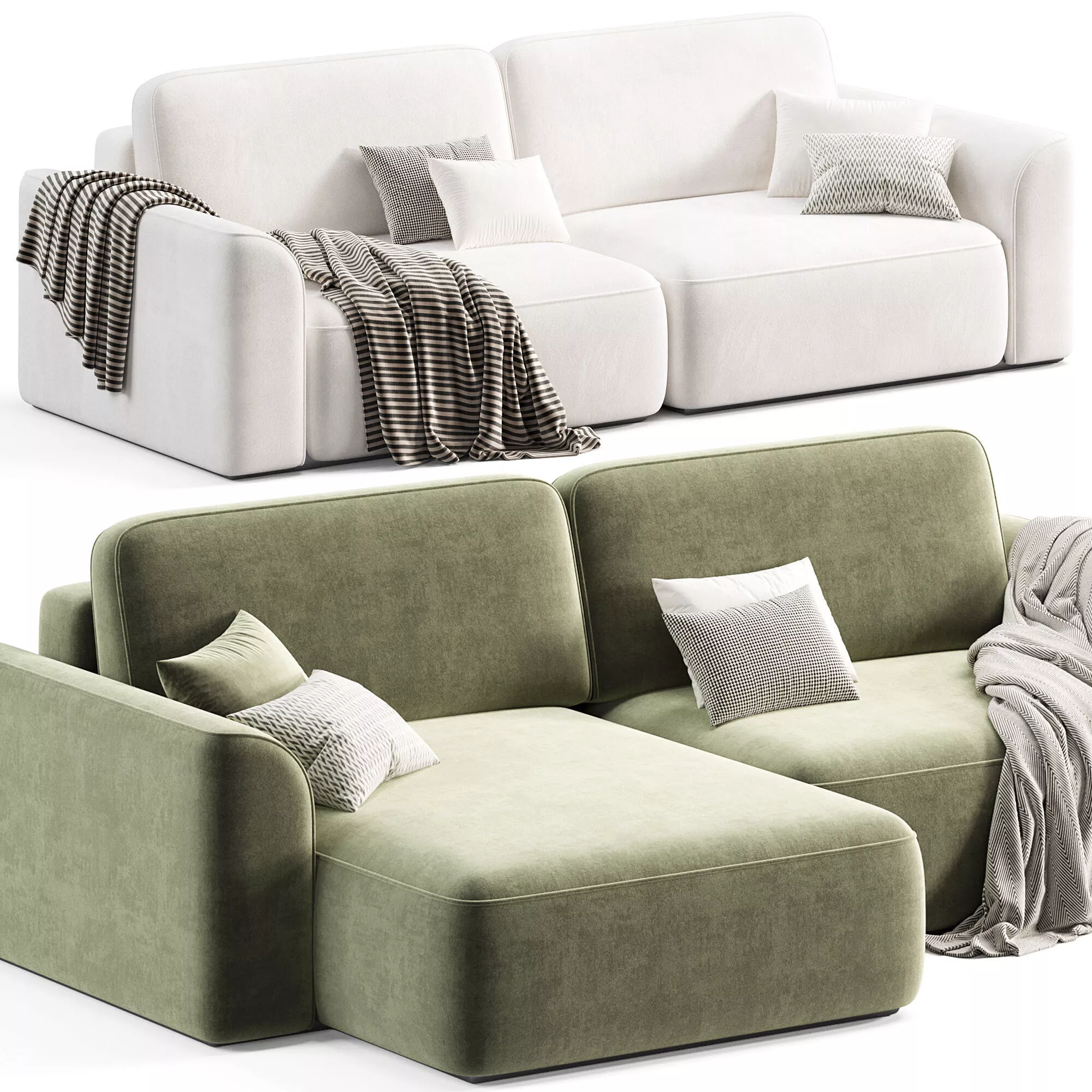 Corner Space-1 Sofa by Divan 3D model
