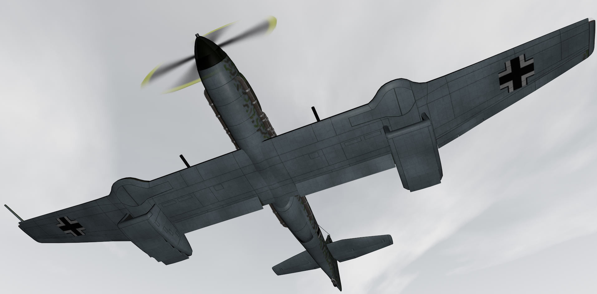 Blohm und Voss Bv-155v-1 3D model_10