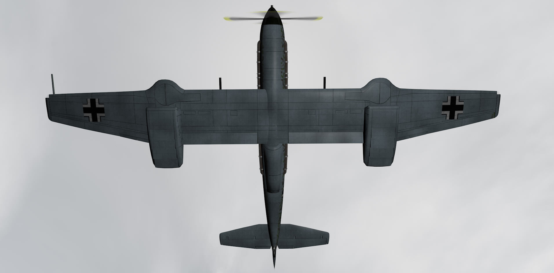 Blohm und Voss Bv-155v-1 3D model_9