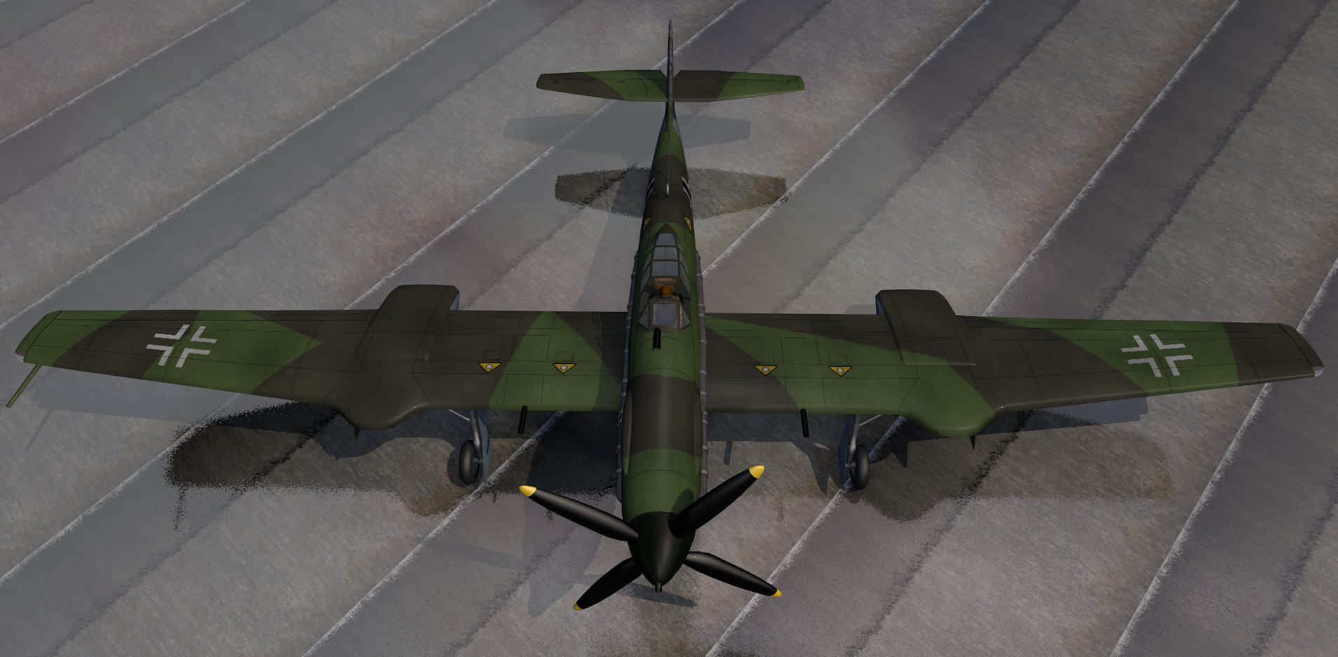 Blohm und Voss Bv-155v-1 3D model_2