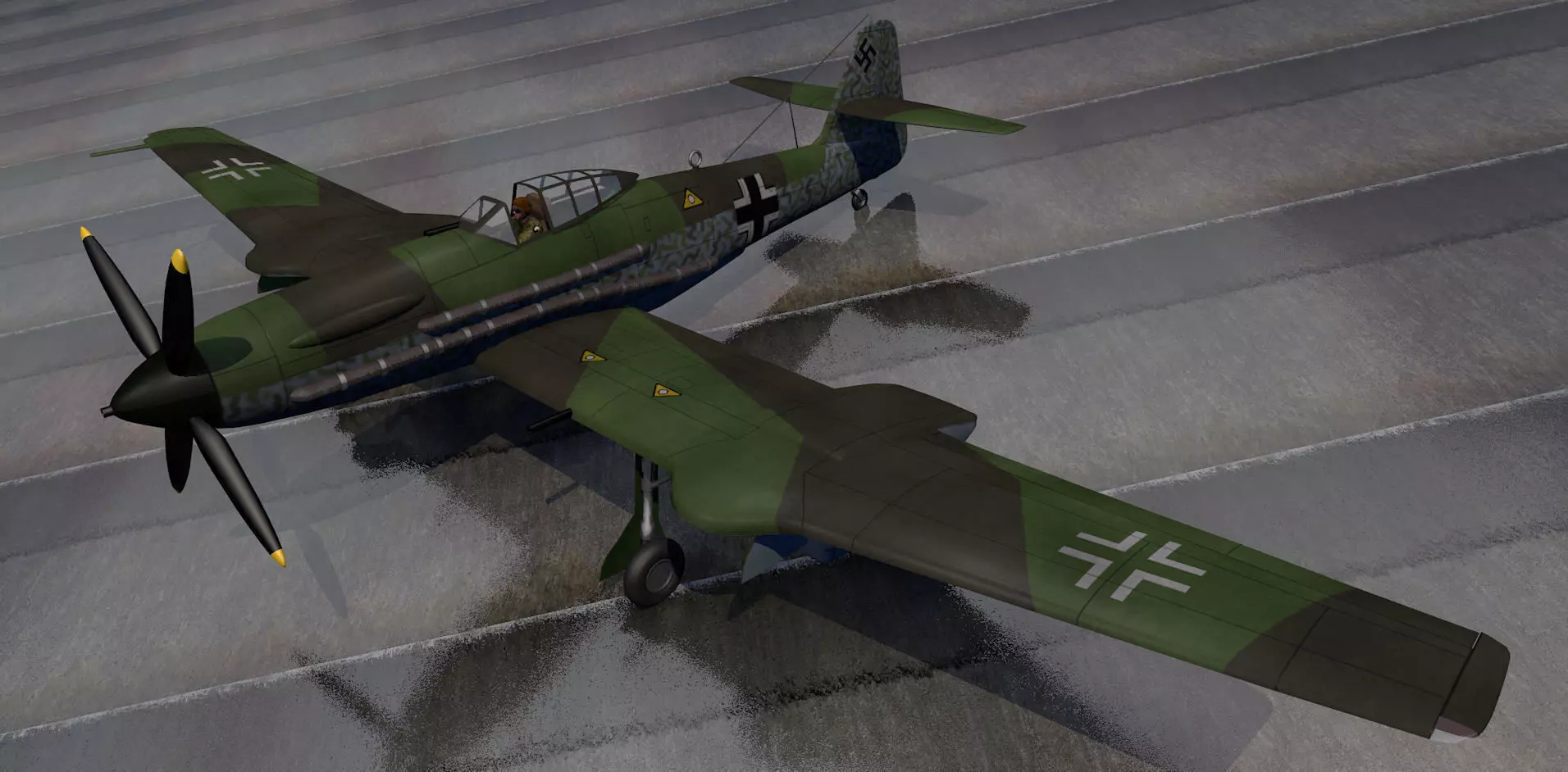 Blohm und Voss Bv-155v-1 3D model_0
