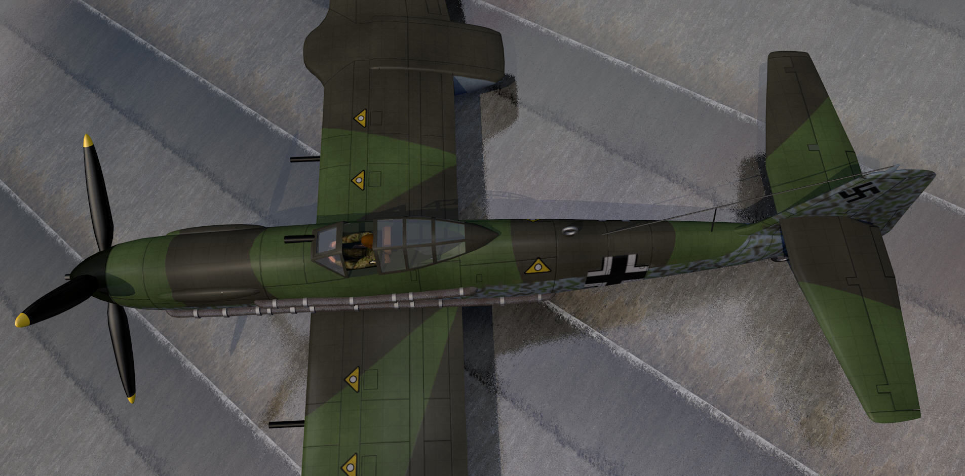 Blohm und Voss Bv-155v-1 3D model_7