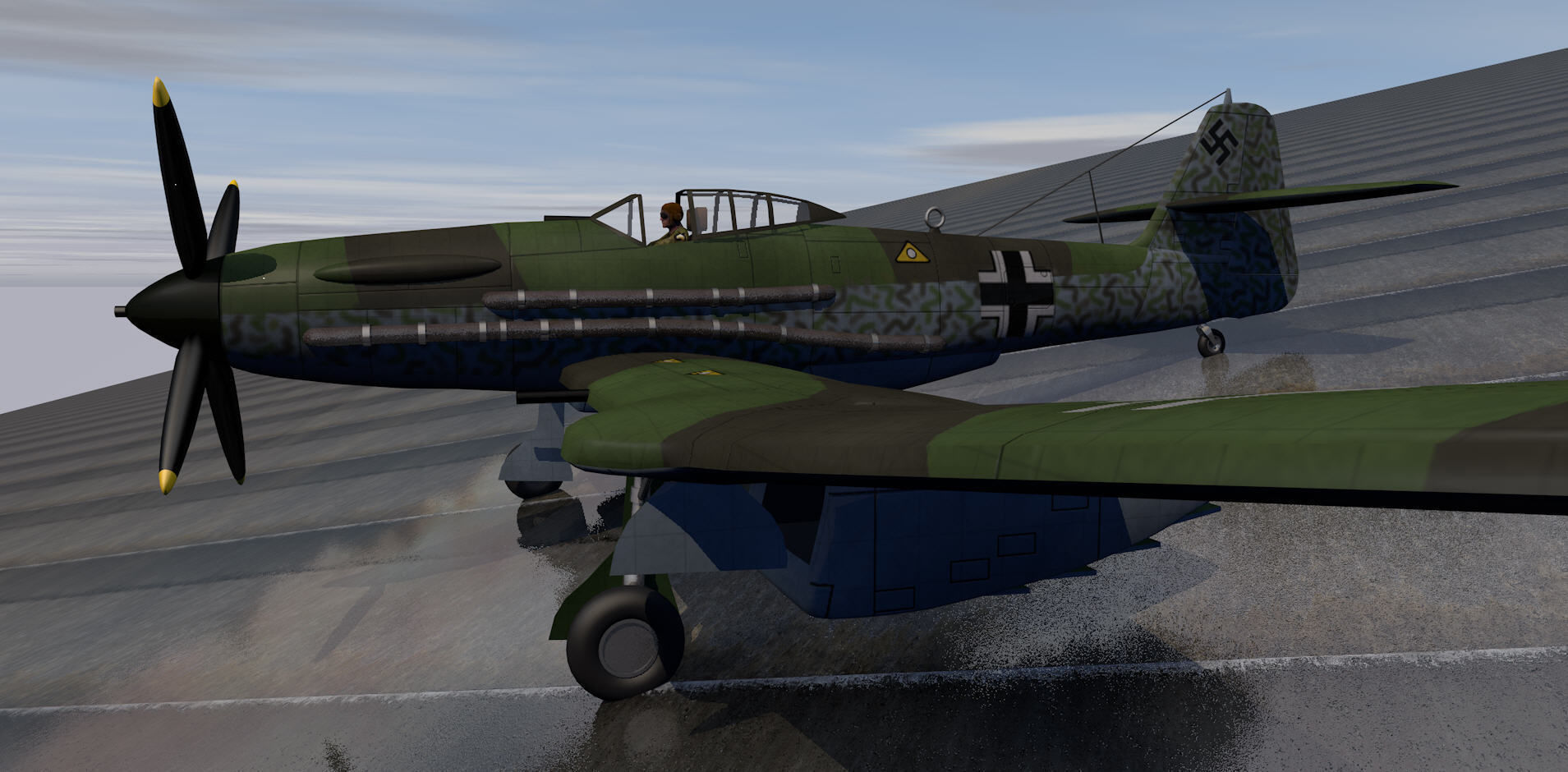 Blohm und Voss Bv-155v-1 3D model_3