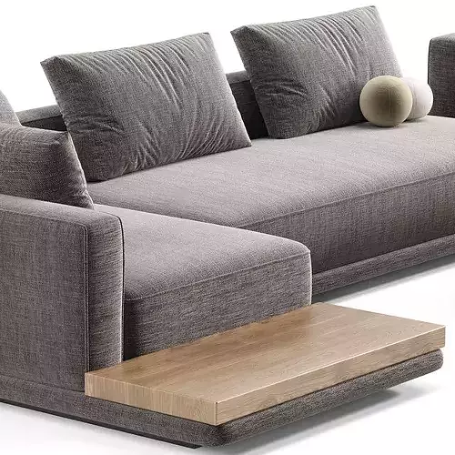 Minotti Horizonte Modular Sofa 3D model 6