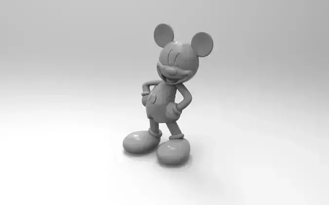 3D Printable Mickey Mouse  3D print model