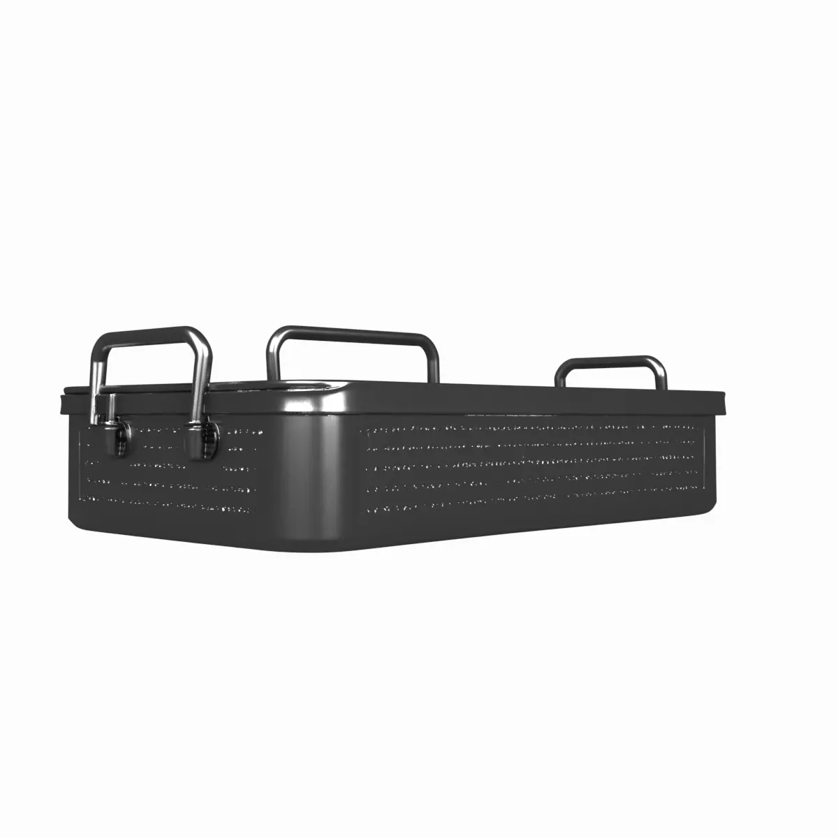 3D Model of Hospital-Grade Surgical Tray Perforated Bottom 3D model