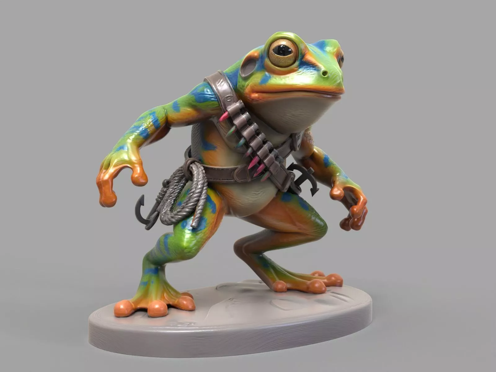 Grung Ranger Venomous Jungle Scout 3D print model
