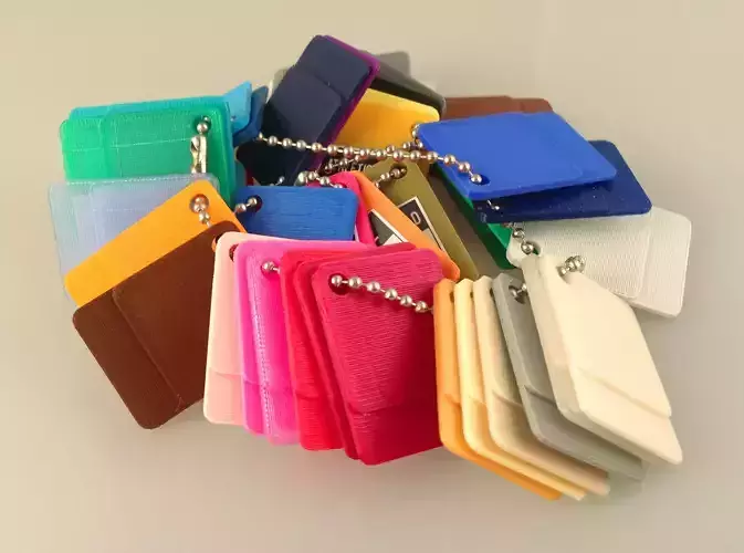 Filament Color Sample Chip