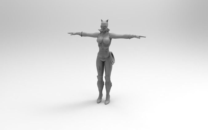 3D Printale Catwoman  3D print model