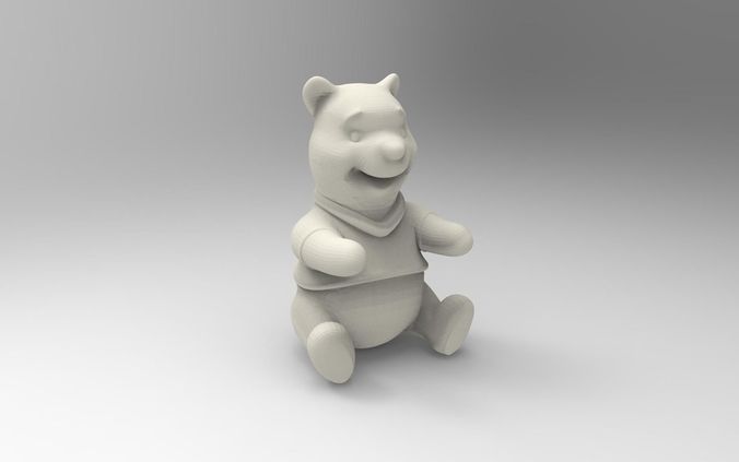 Winnie The Pooh 3d Printable  3D print model