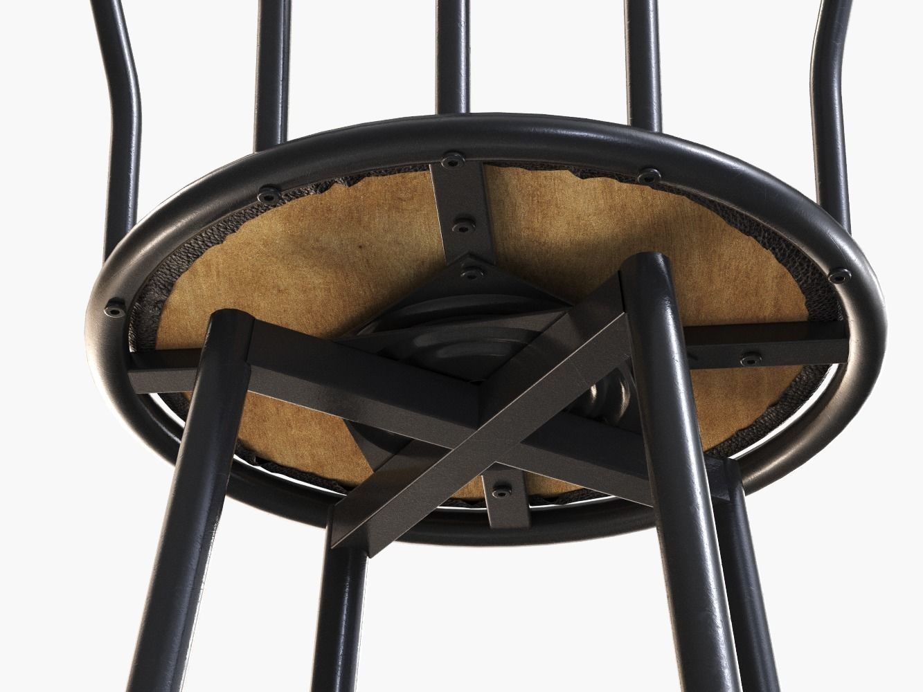 Bar Stool 3D model_6